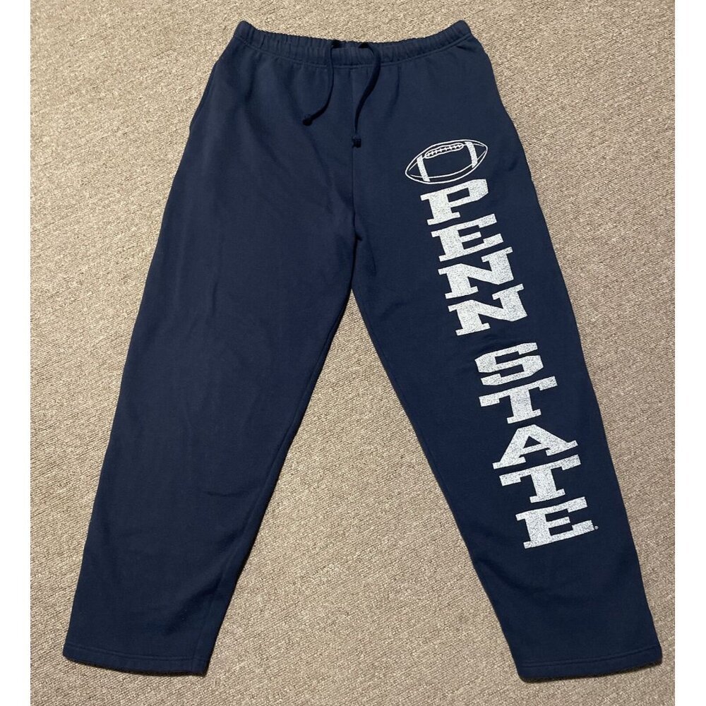 Vintage 90s Y2K XL Penn State Nittany Lions NCAA Football Drawstring Sweatpants